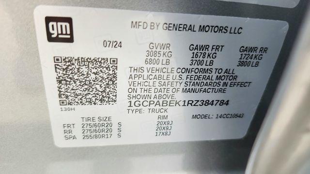2024 Chevrolet Silverado 1500 2WD Crew Cab Short Bed Custom