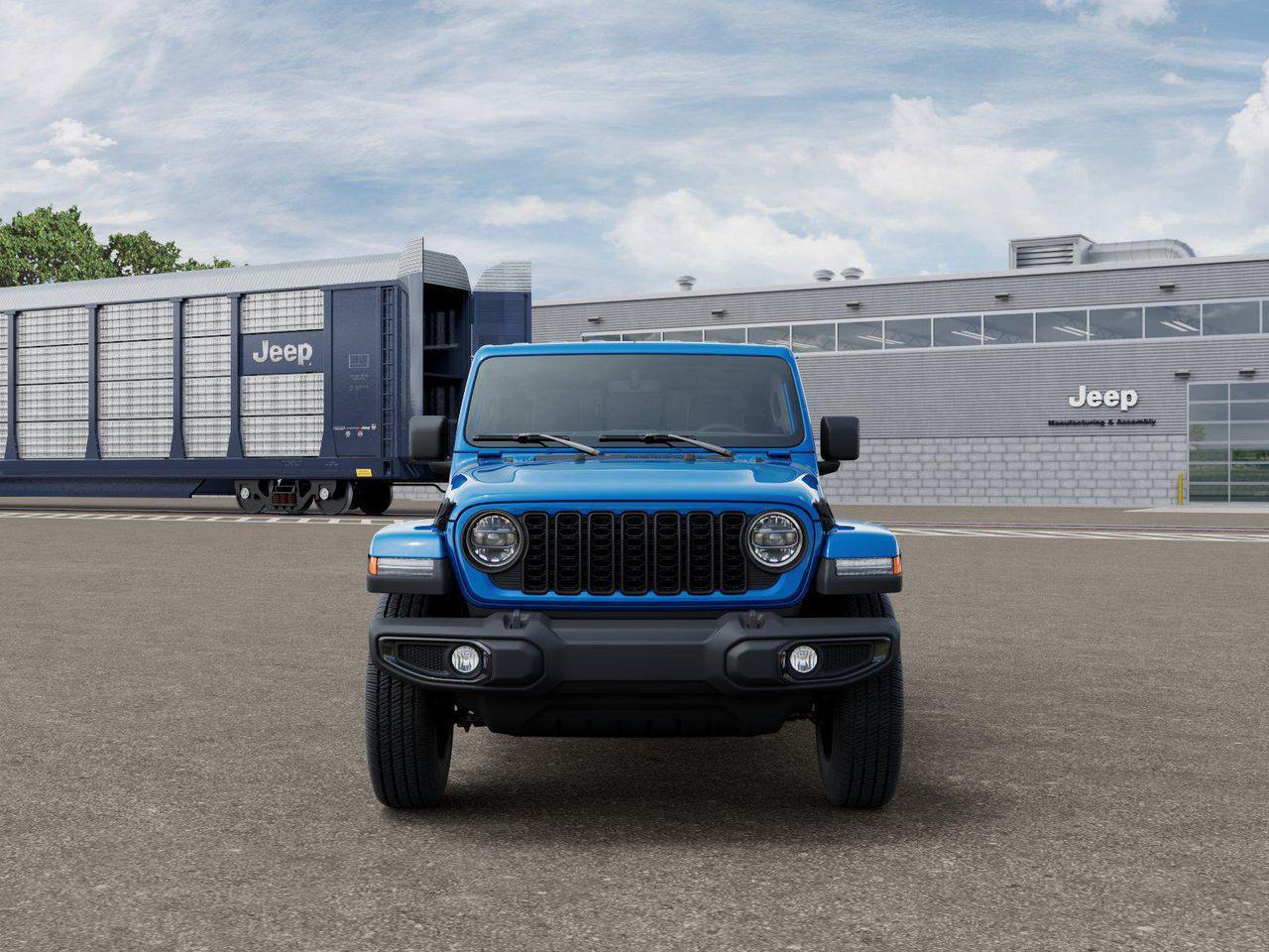 New 2026 Hydro Blue Pearl-Coat Exterior Paint Jeep Sport S image 6
