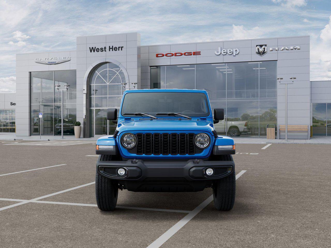 New 2026 Hydro Blue Pearl-Coat Exterior Paint Jeep Sport S image 32