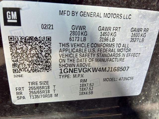 2021 Chevrolet Traverse AWD LT Cloth
