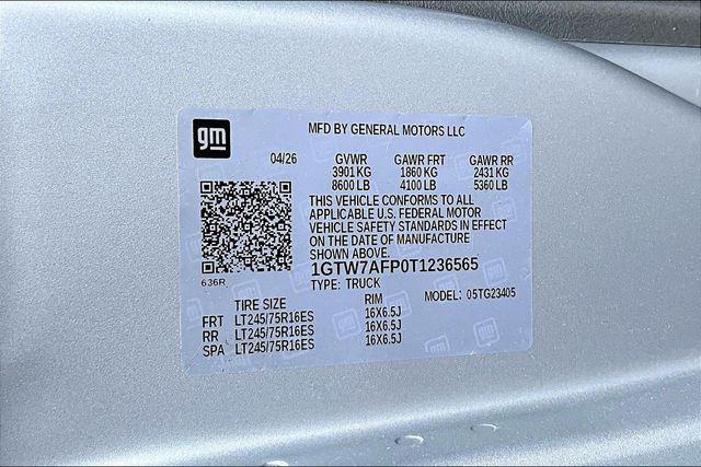 2026 GMC Savana Cargo 2500 Regular Wheelbase, Work Van, RWD