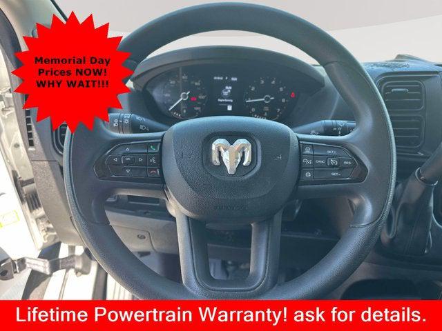 2024 Ram ProMaster 2500 Cargo Van Tradesman High Roof 159" WB w/Pass Seat