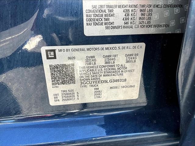 2020 Chevrolet Silverado 1500 4WD Crew Cab Short Bed RST