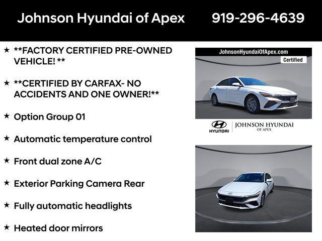 2025 Hyundai Elantra Hybrid Blue