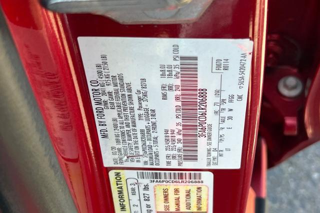 2020 Ford Fusion SEL