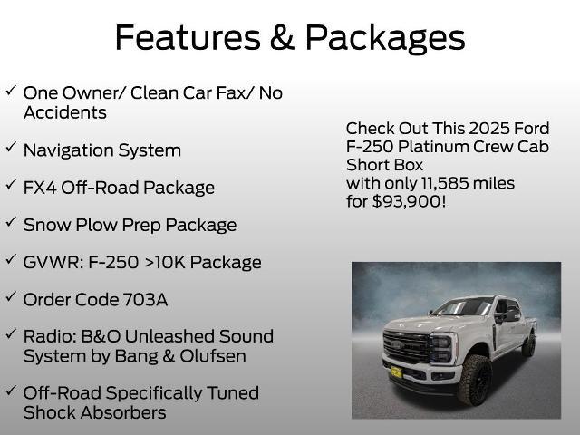 2025 Ford F-250 Platinum