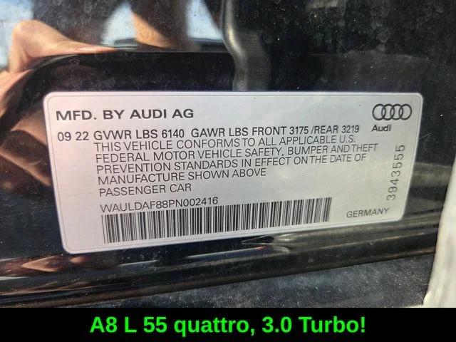 2023 Audi A8 L 55 TFSI quattro Tiptronic
