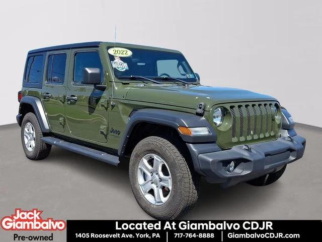 2022 Jeep Wrangler Unlimited Sport S 2022 Jeep Wrangler Unlimited Sport S