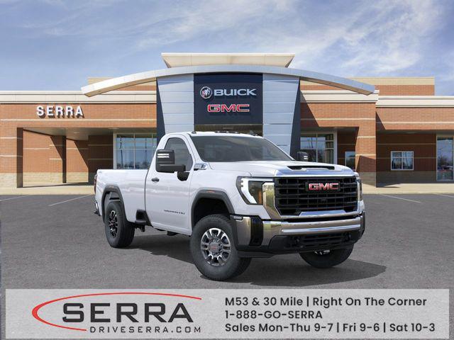 Summit White 2026 GMC Sierra 3500HD Pro Regular Cab LB 4WD Pickup Truck Four-Wheel Drive Automatic