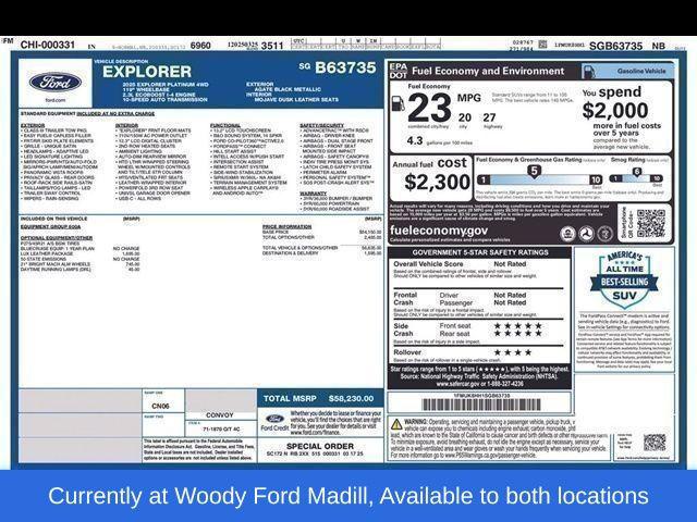 2025 Ford Explorer Platinum for sale in Madill, OK