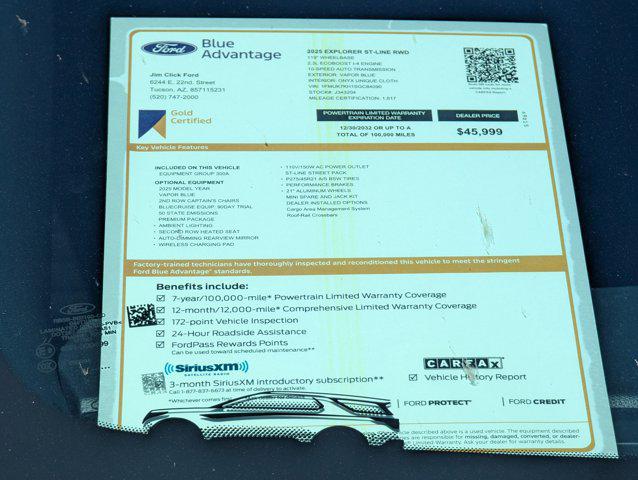 2025 Ford Explorer ST-Line