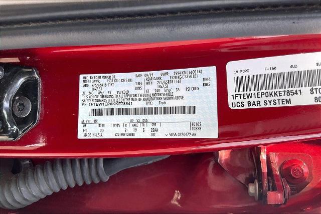 2019 Ford F-150 XLT