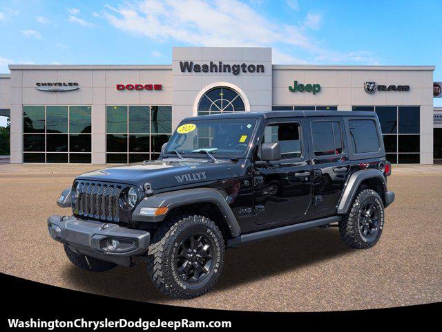 2022 Jeep Wrangler Unlimited Willys 4x4 for sale in Washington, NC