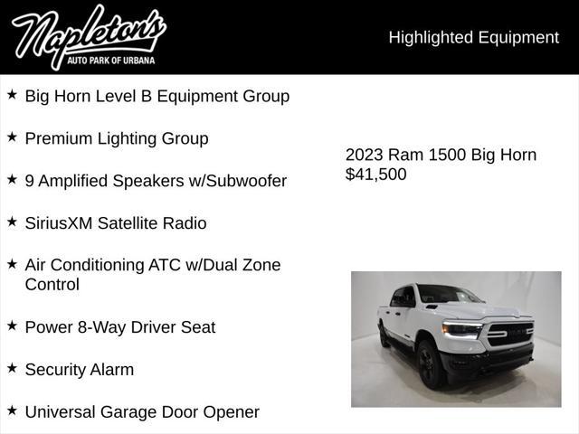 2023 Ram 1500 Big Horn Crew Cab 4x4 5'7" Box