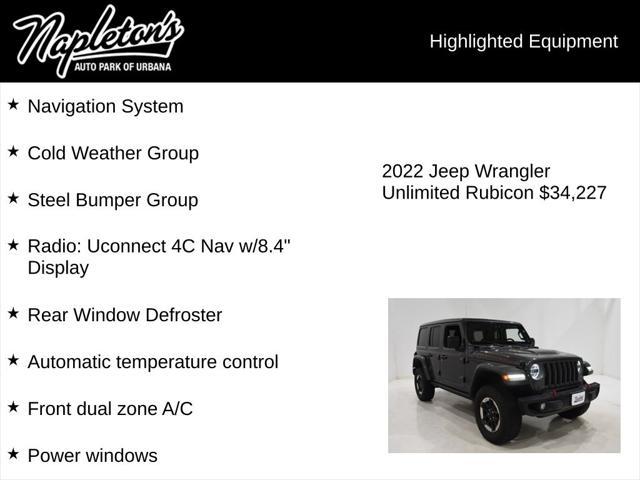 2022 Jeep Wrangler Unlimited Rubicon 4x4