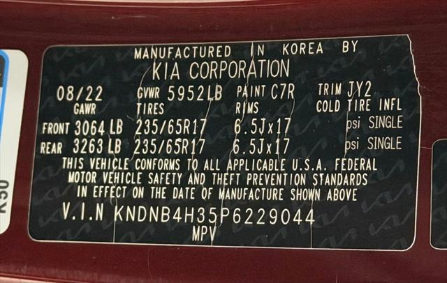 2023 Kia Carnival MPV LX Seat Package