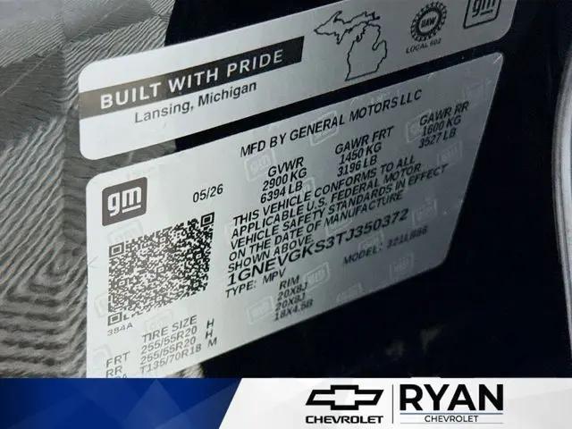 2026 Chevrolet Traverse AWD LT
