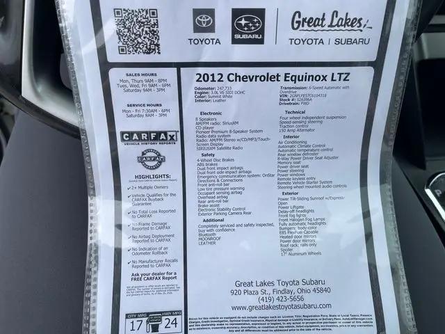 2012 Chevrolet Equinox LTZ