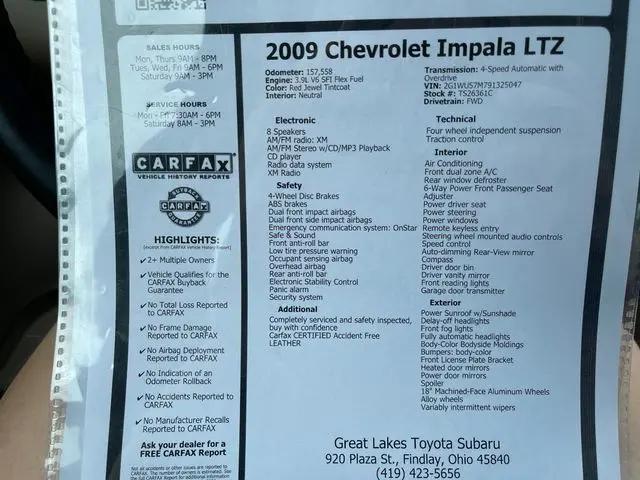 2009 Chevrolet Impala LTZ