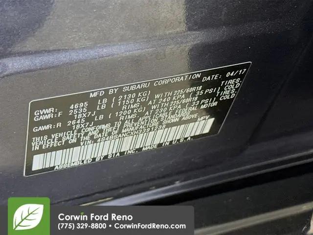 2017 Subaru Outback 2.5i Limited