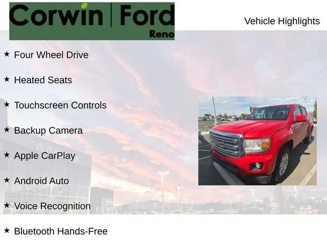 2020 GMC Canyon 4WD Crew Cab Short Box SLE