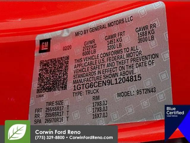 2020 GMC Canyon 4WD Crew Cab Short Box SLE
