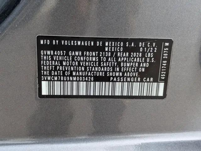 2022 Volkswagen Jetta 1.5T S