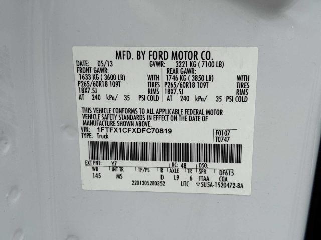 2013 Ford F-150 XLT