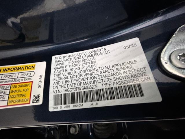 2025 Honda Accord Sedan EX-L