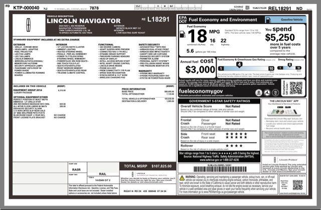 2024 Lincoln Navigator Reserve L