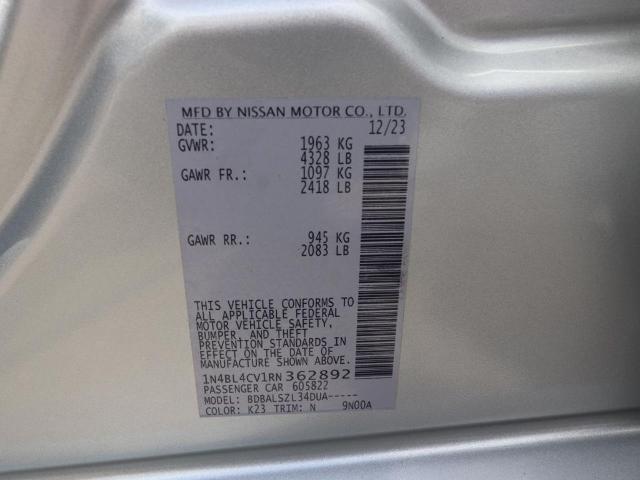 2024 Nissan Altima SR FWD