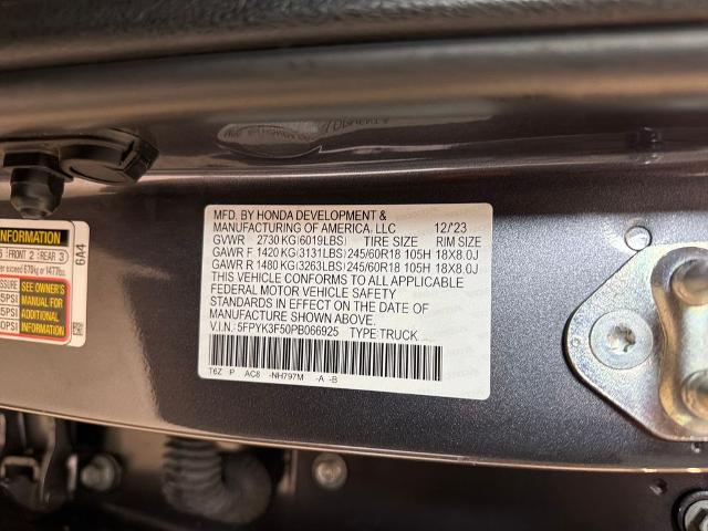 2023 Honda Ridgeline RTL