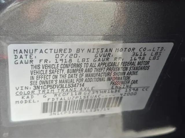 2020 Nissan Kicks SR Xtronic CVT