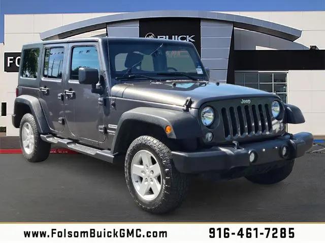 2018 Jeep Wrangler JK Unlimited Sport S 4x4 for sale in Folsom, CA