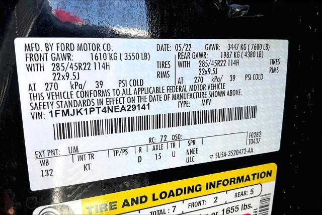 2022 Ford Expedition King Ranch MAX