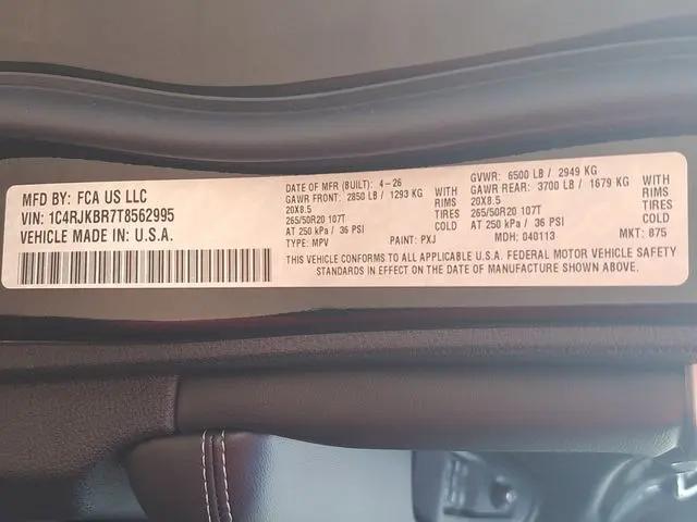 2026 Jeep Grand Cherokee L Limited