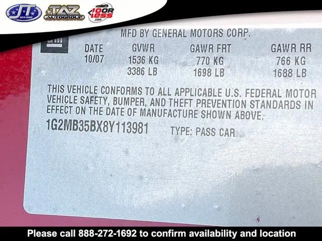 2008 Pontiac Solstice Base