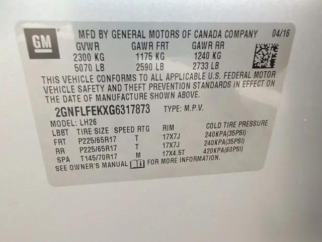 2016 Chevrolet Equinox LT
