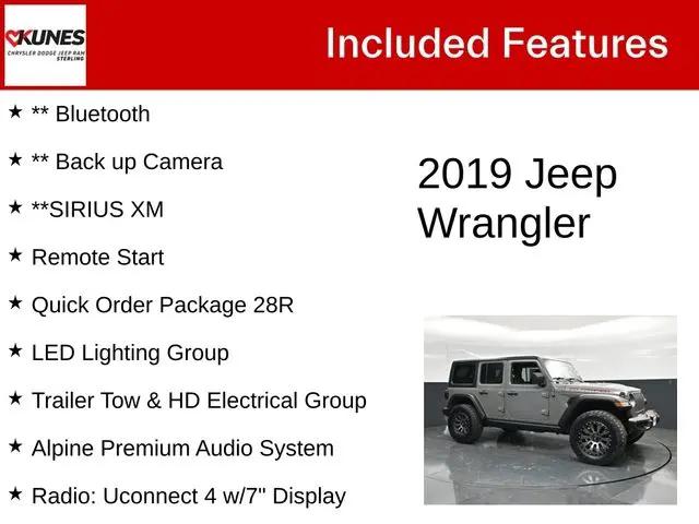2019 Jeep Wrangler Unlimited Rubicon 4x4