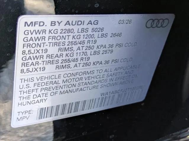 2026 Audi Q3 TFSI quattro S tronic