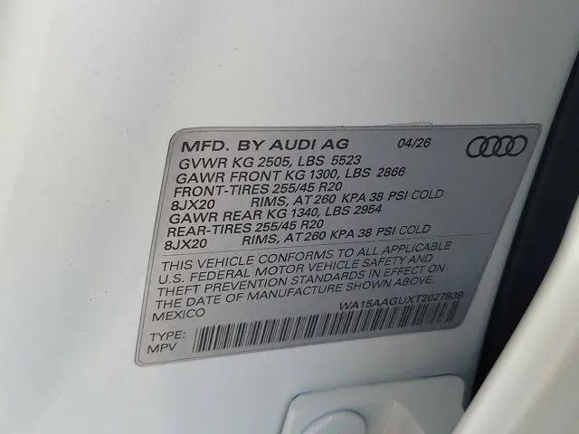 2026 Audi Q5 Premium Plus TFSI quattro S tronic