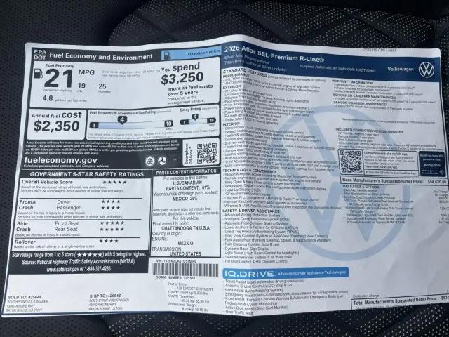 2026 Volkswagen Atlas SEL Premium R-Line