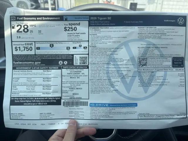 2026 Volkswagen Tiguan SE