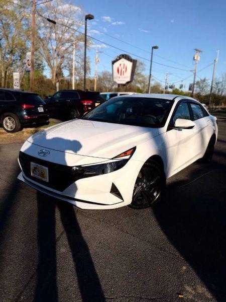 2021 Hyundai Elantra Hybrid Blue