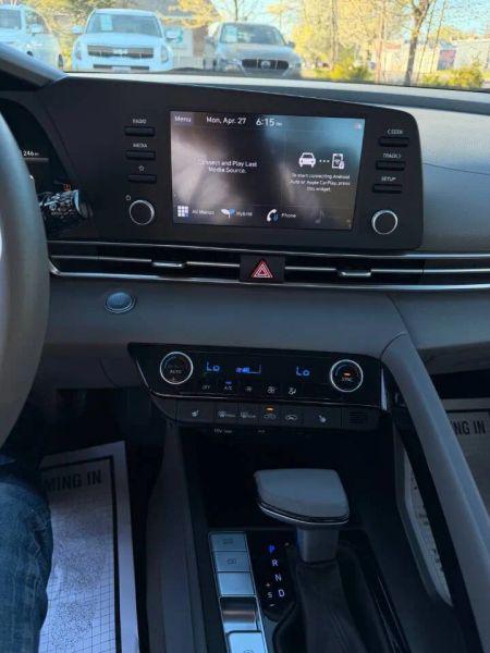 2021 Hyundai Elantra Hybrid Blue