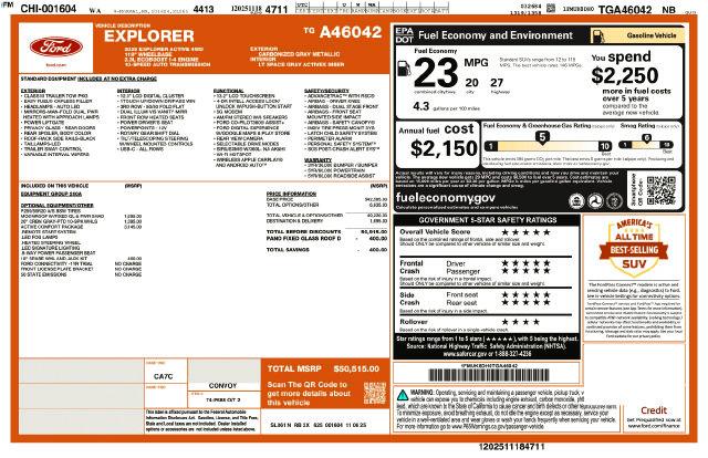 2026 Ford Explorer Active 200A