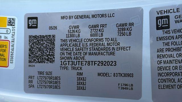 2026 GMC Sierra 3500HD Regular Cab, Long Bed, SLE Dual Rear Wheel, 4WD