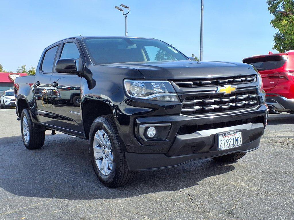 Black 2022 Chevrolet Colorado LT Crew Cab RWD Pickup Truck 4X2 Automatic