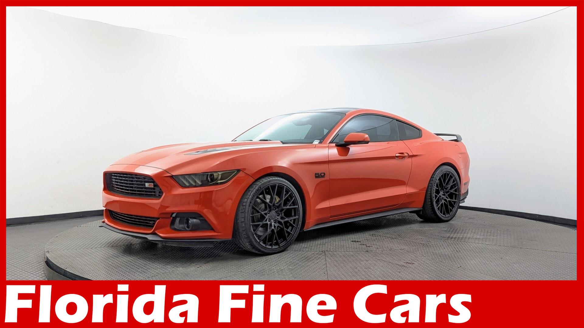 COMPETITION ORANGE 2016 Ford Mustang GT Coupe RWD Coupe Rear-Wheel Drive Manual