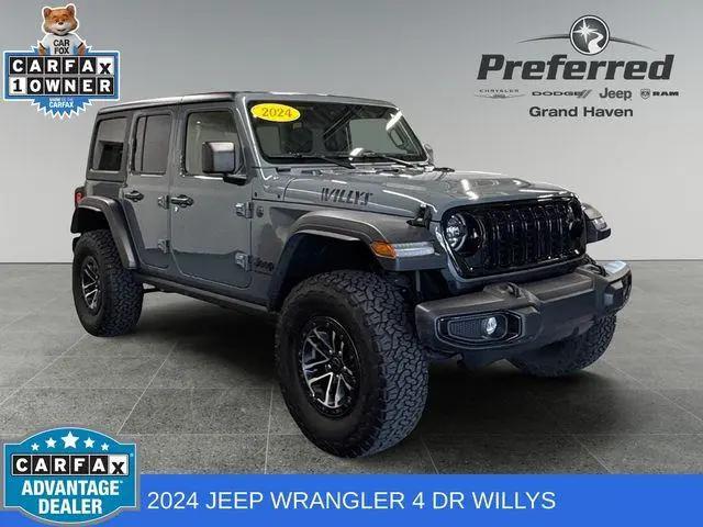 2024 Jeep Wrangler 4-Door Willys 4x4 for sale in Grand Haven, MI